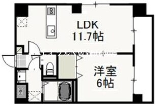 エルベ瓦町の物件間取画像